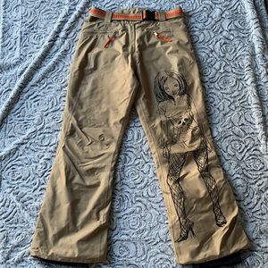 Rossignol Graffiti Snowboard Pants with Rhinestone Detail